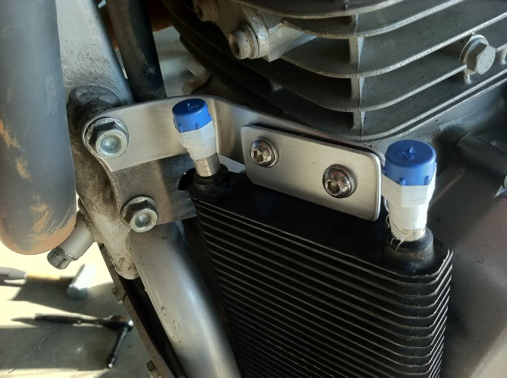 XR650L Oil cooler & Power Outlet Adventure Rider