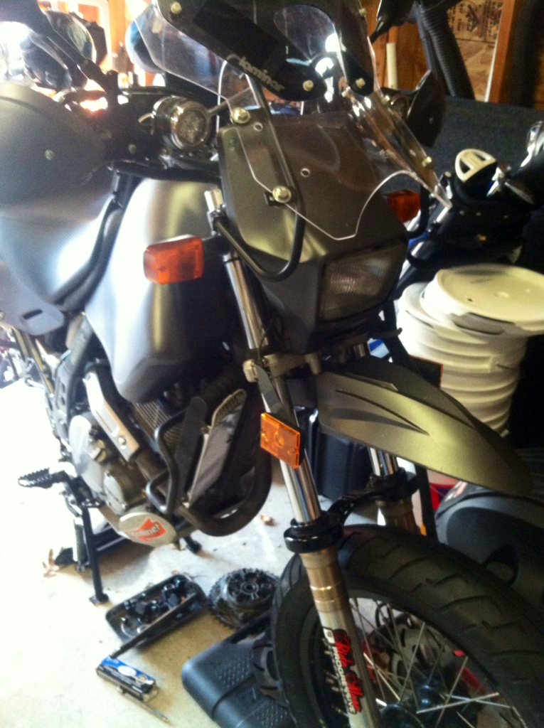 dr650 highway touring