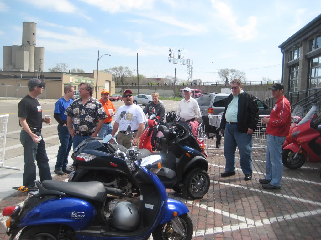 The Dayton Ohio Gem City Rollers Scooter Scooter Club Kicks off the