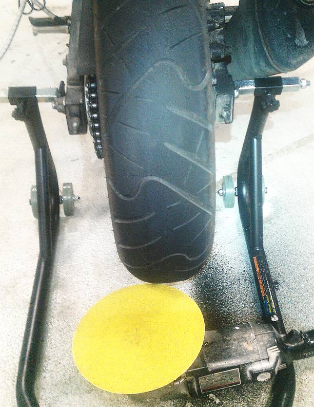 Re grinding a square tire Adventure Rider