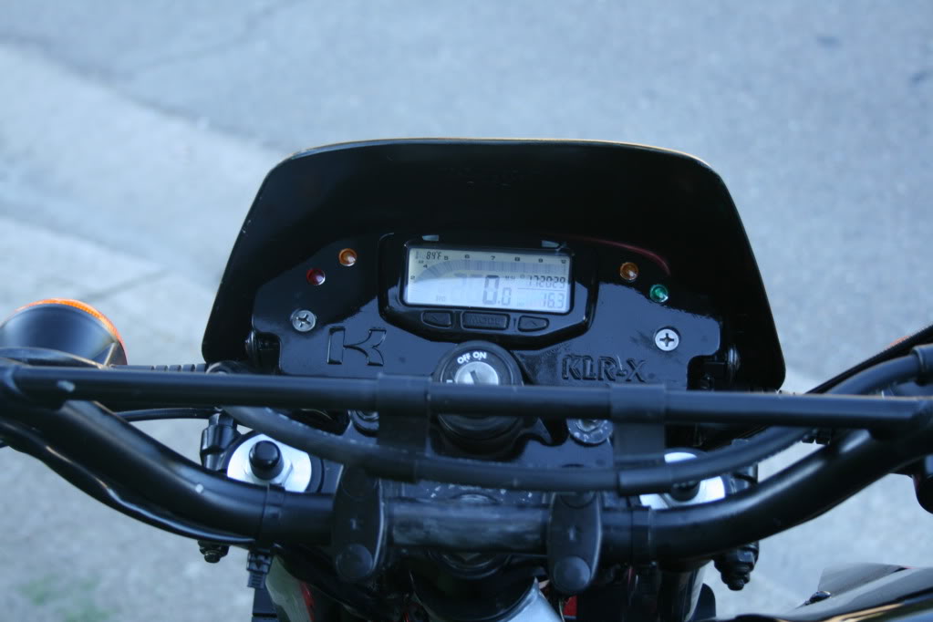 KLR 650 smashed instrument cluster replacement options? Adventure