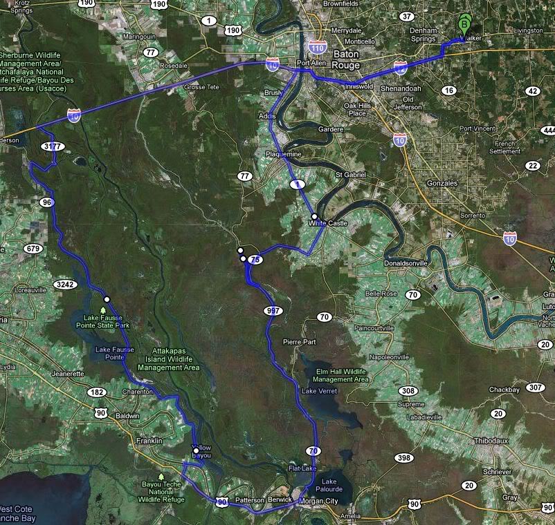 Bridges, Bayous and Levees... Atchafalaya Basin Southern loop