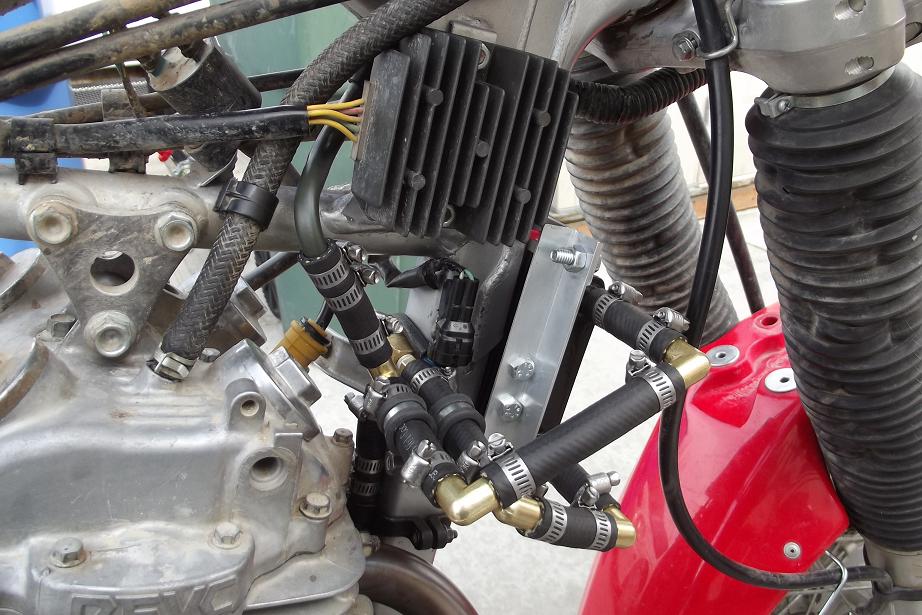 XR650L Spud's Oil Cooler Adventure Rider