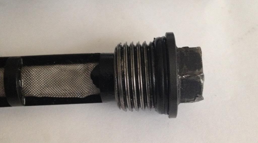cross threaded drain plug 530Exc Adventure Rider