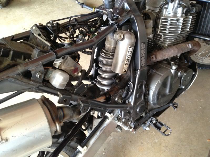 Thinking of a new DR650 exhaust mod, fab work Adventure Rider