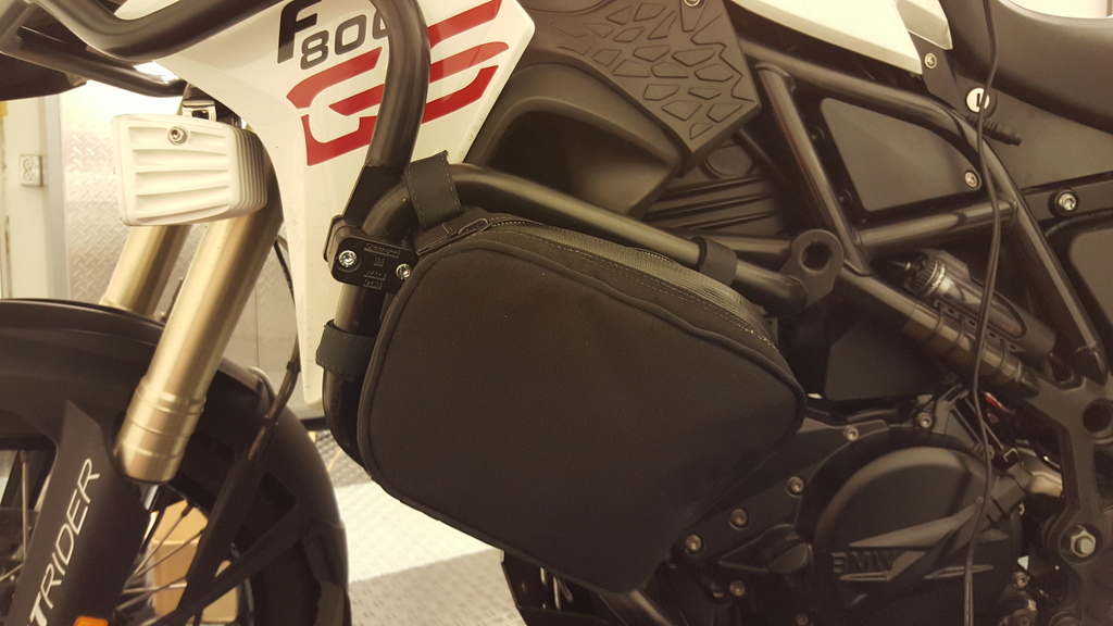 leather crash bar bags