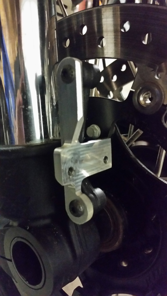 (Updated 2.25.18)Machined some fork guard brackets today Adventure Rider