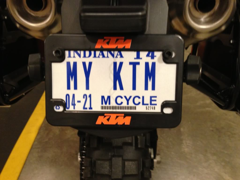 Cool Custom Motorcycle License Plates Photos Page 19 Adventure Rider