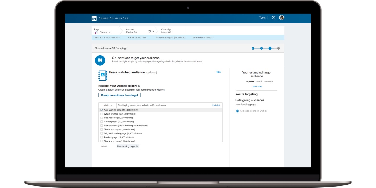 LinkedInMatchedAudiencesNewLandingPage