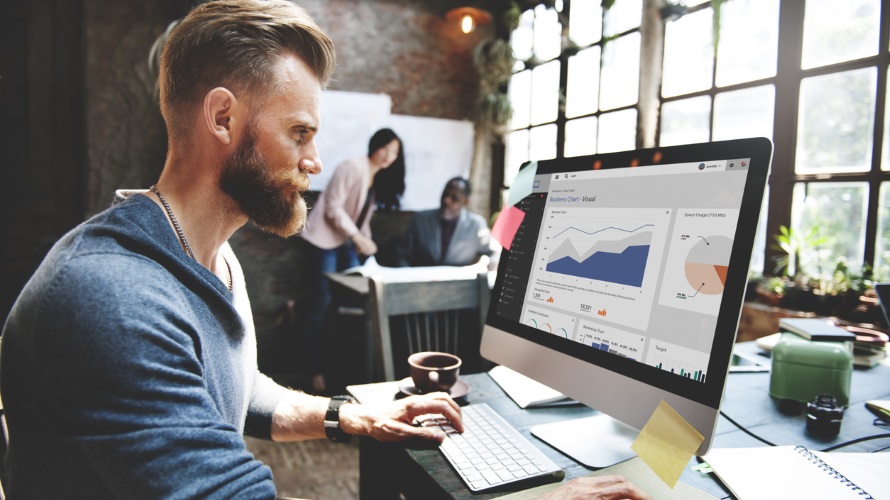 Business Team Corporate Marketing Working Concept