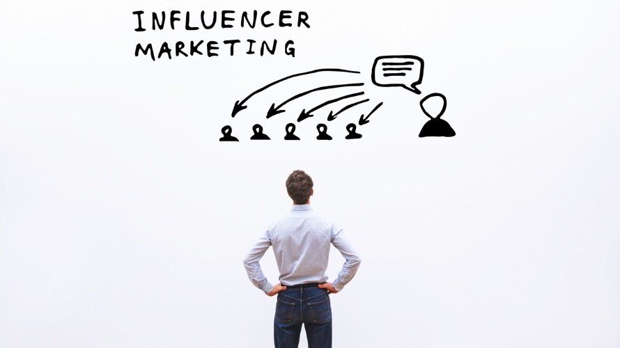 influencer marketing concept in business