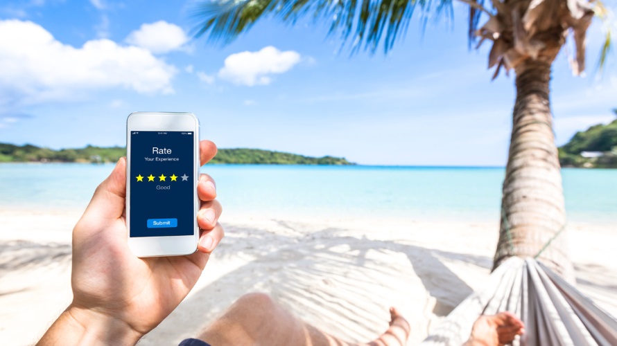 SmartphoneHammockBeachPalmTree