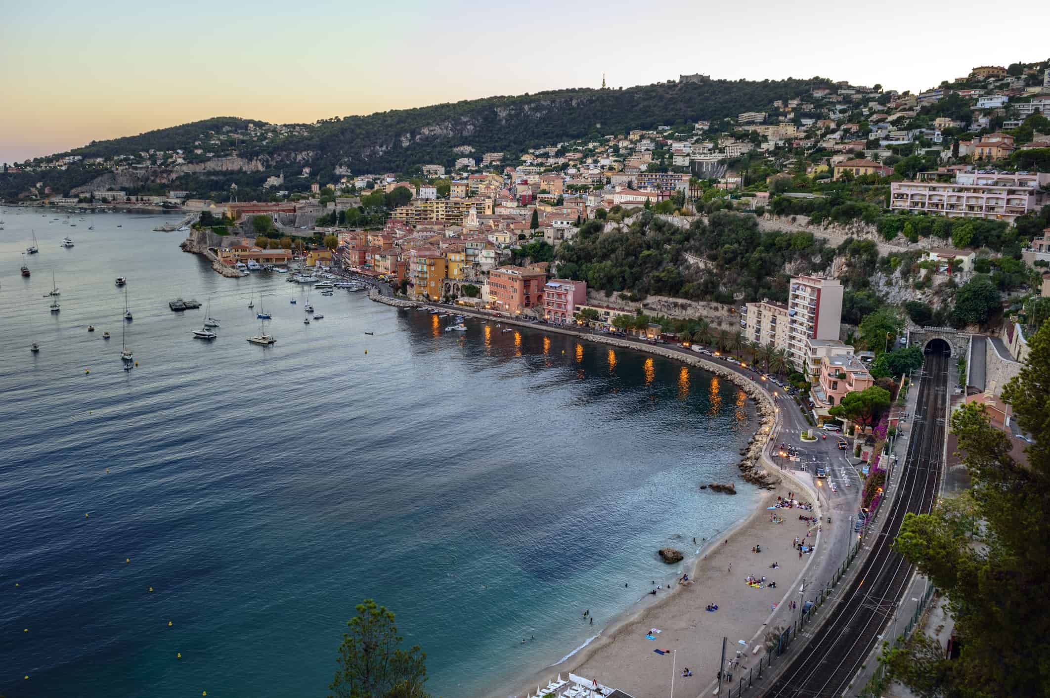 Bay of Villefranche sur Mer, Cote d’Azur, French Riviera, France