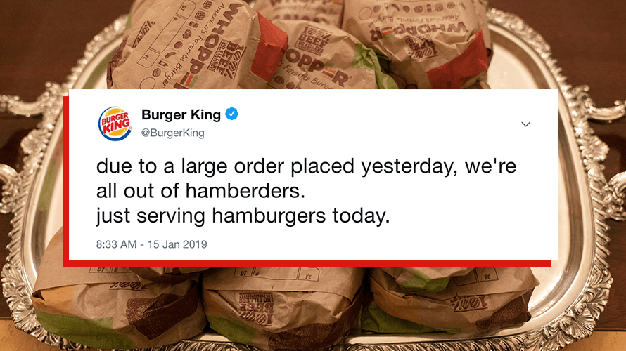 bk-hamberders-content-2019 A tweet from Burger King targets President Trump in response to the government shutdown.