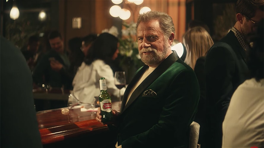 interesting-man-content-2019 Jonathan Goldsmith, better known to most people as The Most Interesting Man in the World, is sitting at a bar drinking Stella Artois.