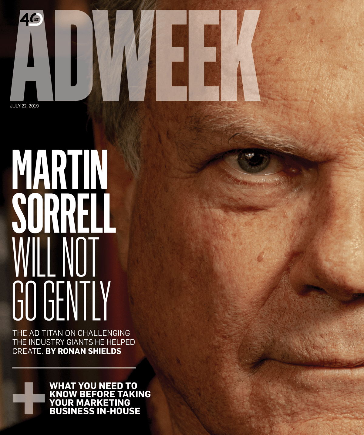 Adweek issue Data 2019 cover Magazine cover