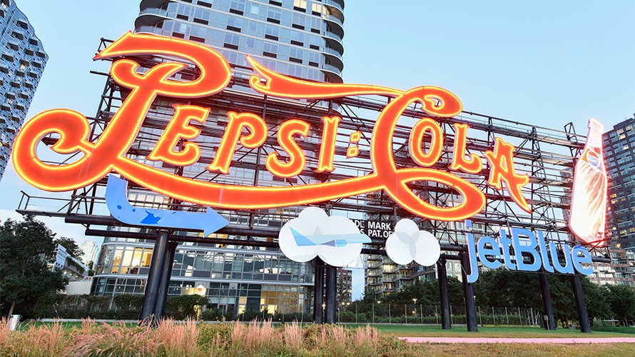 pepsico-jetblue-lic-sign-content-2019 pepsi cola sign long island city bottling factory new york city icon landmark