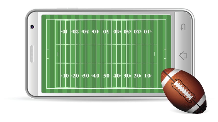 FootballFieldFootballSmartphone