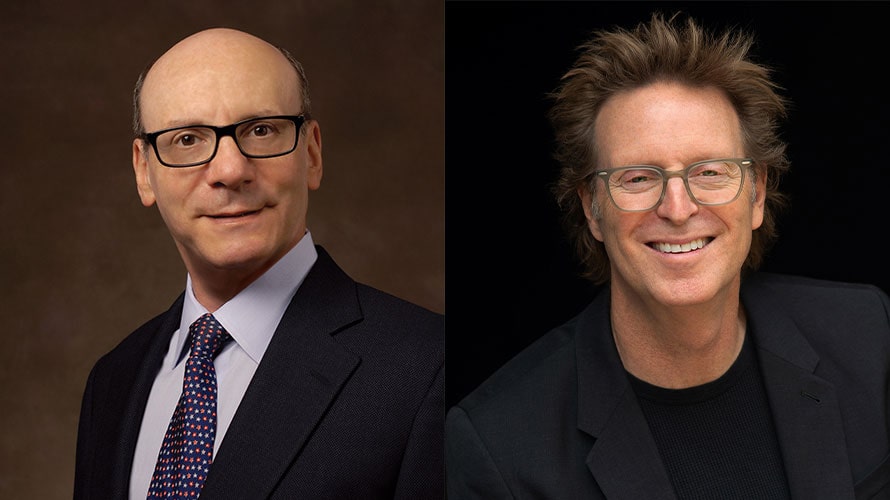 george-schweitzer-mike-benson-cbs-CONTENT-2019 Side-by-side photos of George Schweitzer and Mike Benson