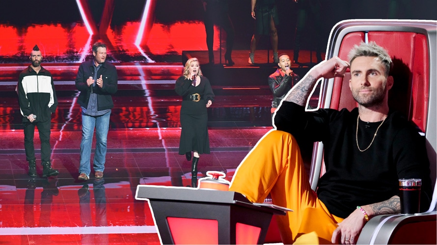 without-adam-levine-voice-CONTENT-2019 Adam Levine looks unenthusiastic