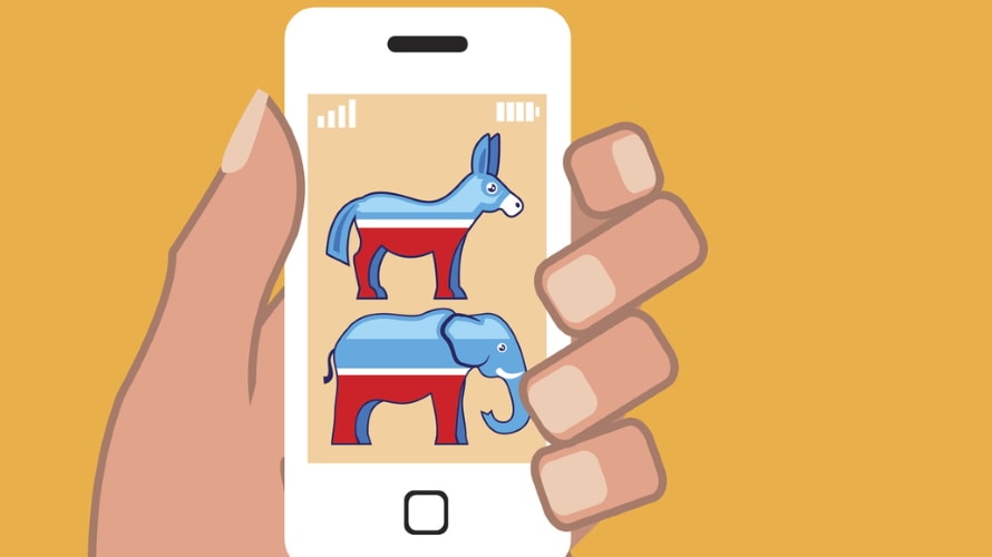 DemocraticDonkeyRepublicanElephantSmartphone