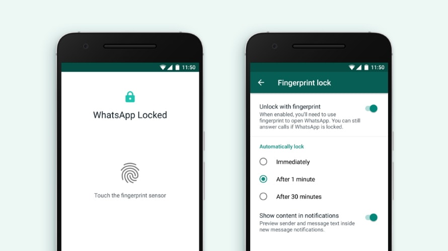 WhatsAppFingerprintLockAndroid