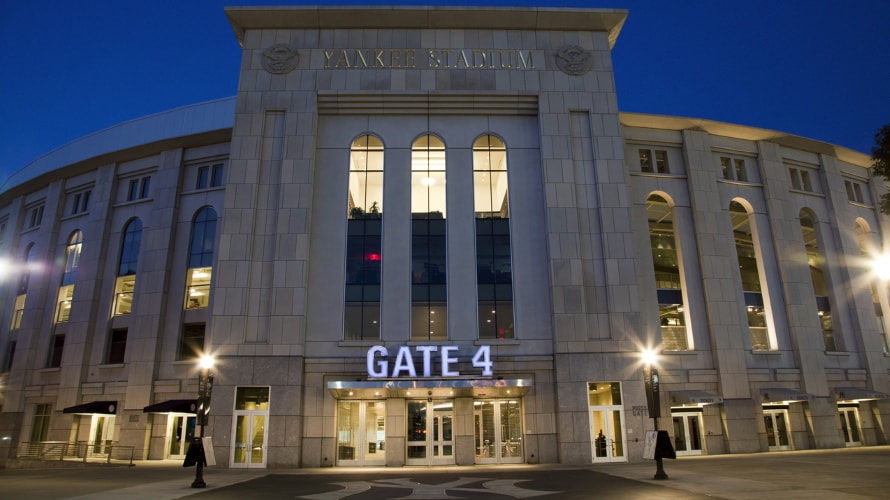 YankeeStadiumGate4AtNight