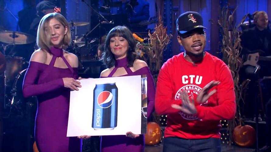 brands-chance-rapper-snl-CONTENT-2019 Chance the Rapper monologue cue cards at SNL