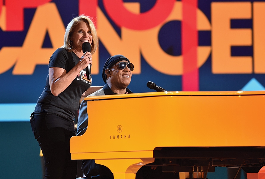 katie-couric-SU2C-890-2019 Katie Couric and Stevie Wonder onstage