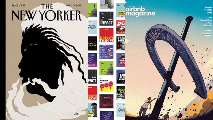 publishinghotlist-content-2019 A collage of Adweek