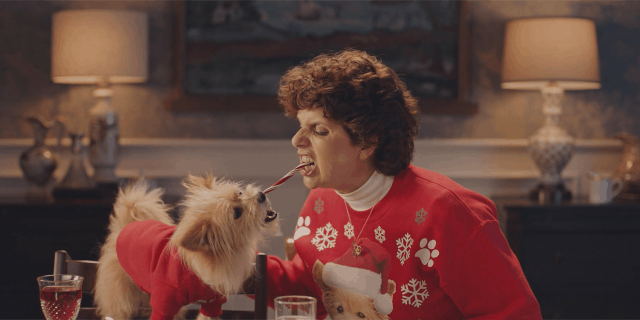 bombas-aunt-kathy-hed-page-2019 a dog and a grandmother fighting over a candy cane