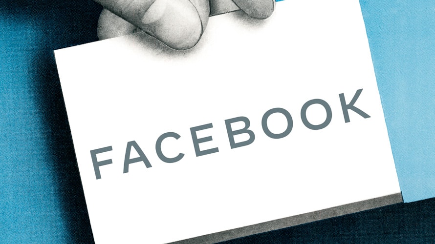 facebook-neutral-logo-point-CONTENT-2019 New facebook all caps logo on a black and white card