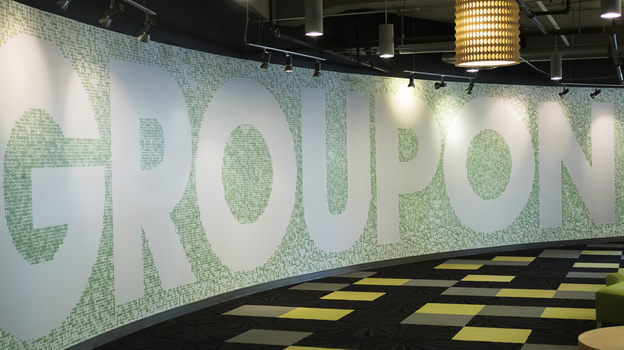 groupon-agency-tbwa-CONTENT-2020 Groupon wall at Groupon HQ