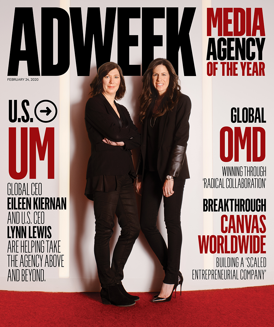 Adweek issue Media Agency of the Year 2020 cover Magazine cover