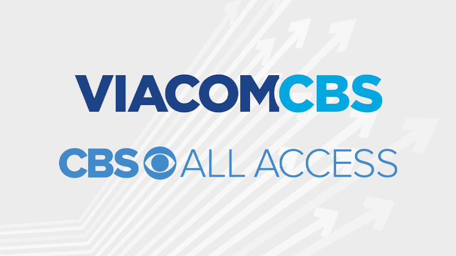 viacomcbs-cbs-stream-growth-CONTENT-2020 viacomcbs all access logos