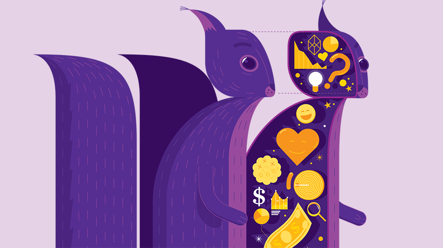 data-purple-squirrel-hero The purple squirrel is made up with magical attributes.