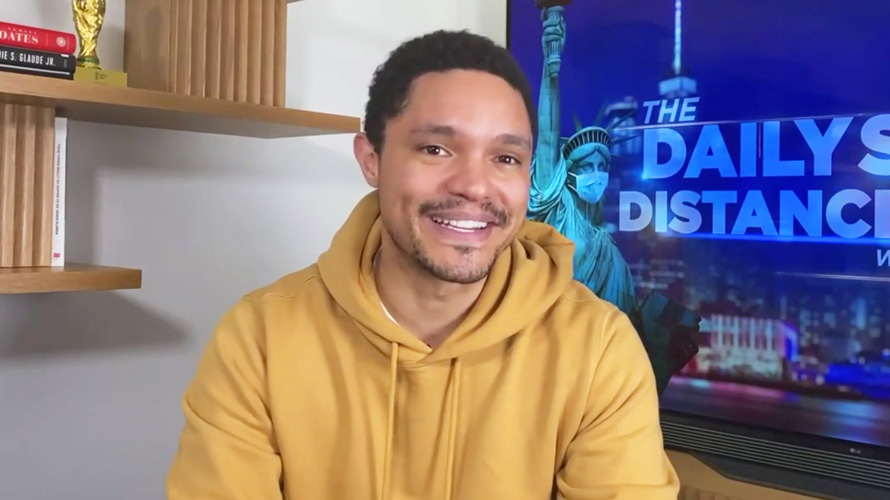comedy-central-expands-daily-show-CONTENT-2020 trevor noah in a hoodie