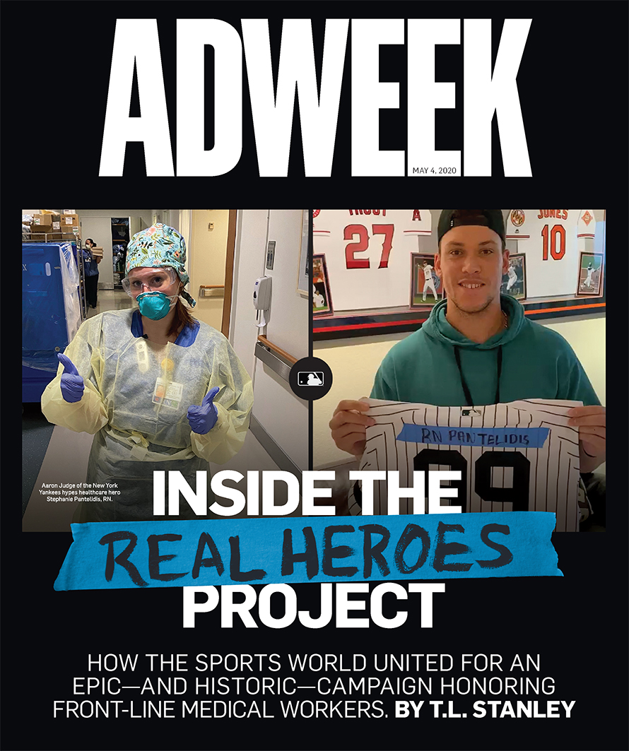 Adweek issue Brands Honor Healthcare Workers cover Magazine cover