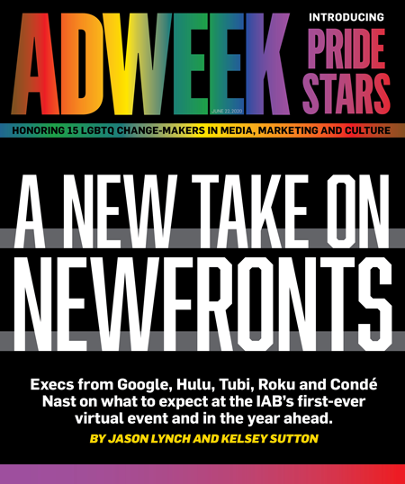Adweek issue NewFronts 2020 cover Magazine cover