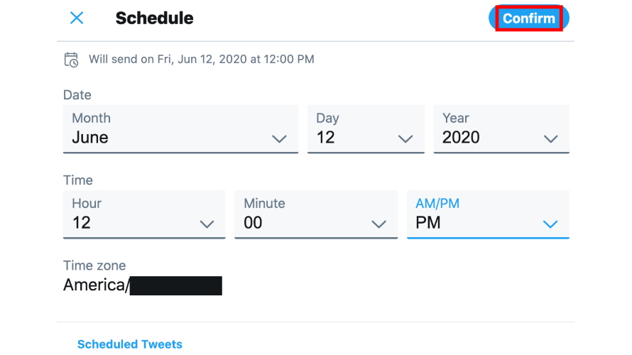 TwitterComScheduleTweeetConfirm