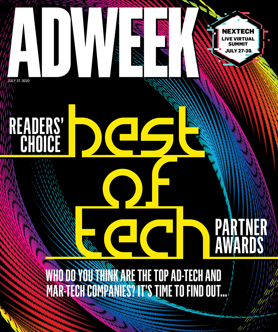 Adweek issue Best of Tech Awards 2020 cover Magazine cover