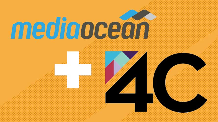 mediaocean-acquire-4C-CONTENT-2020 Mediaocean and 4C logos