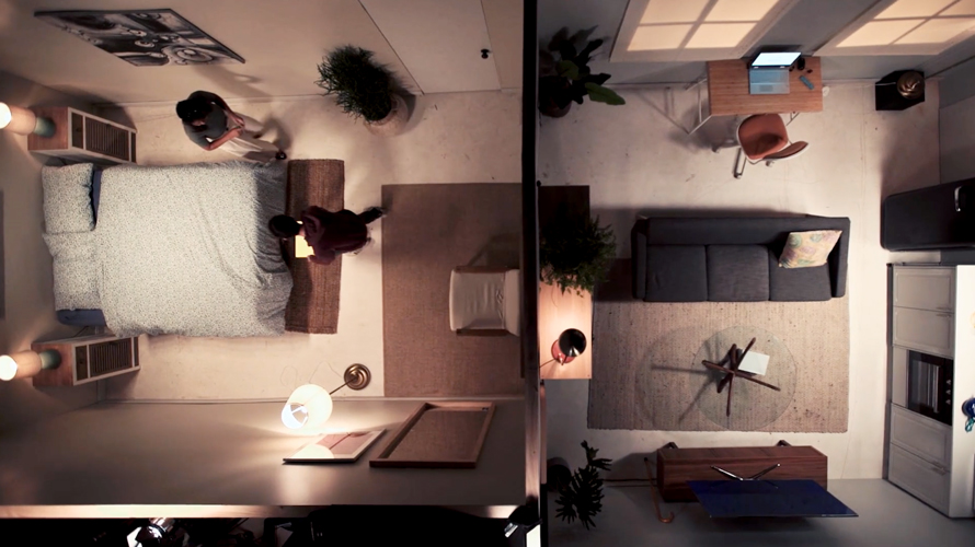 parkinsons-no-escape-room-CONTENT-2020 top view on two rooms