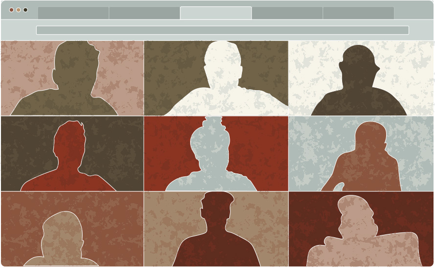 voice-online-classes silhouette
