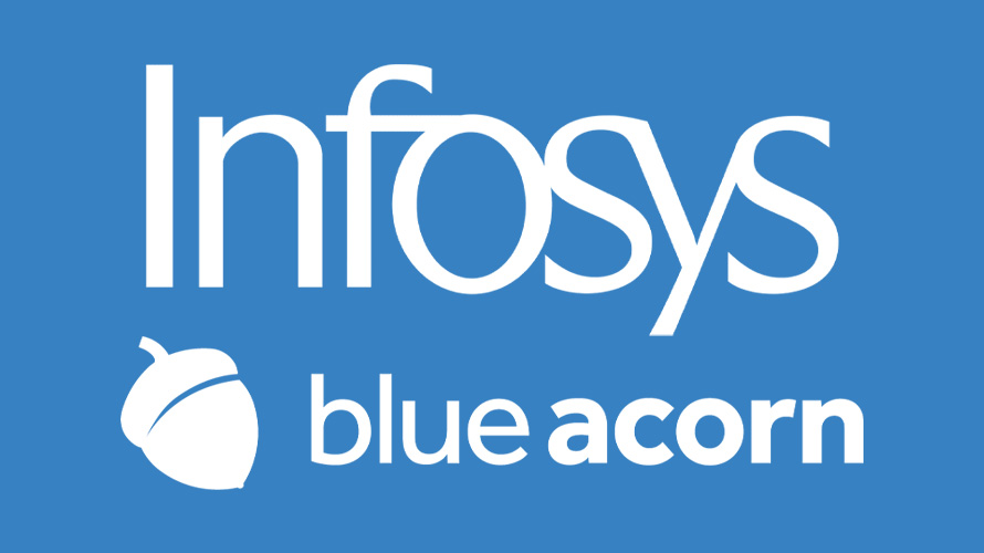 infosys-acquires-blue-acorn-ici-CONTENT-2020 Infosys and Blue Acorn logos