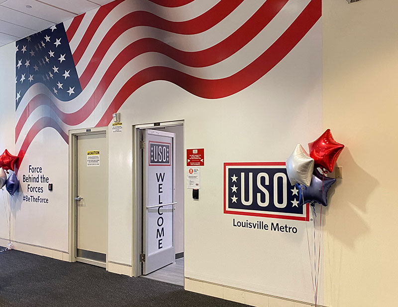 USO Lounge opens at Louisville Muhammad Ali International Airport