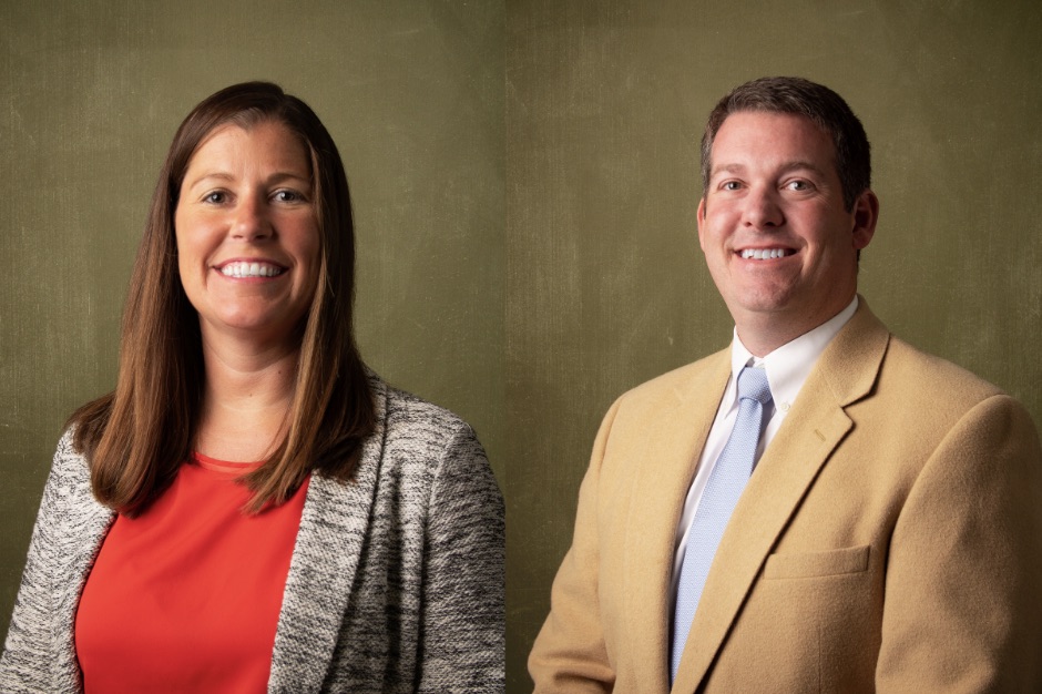 Whitney Floyd, left, and Justin Latta.
