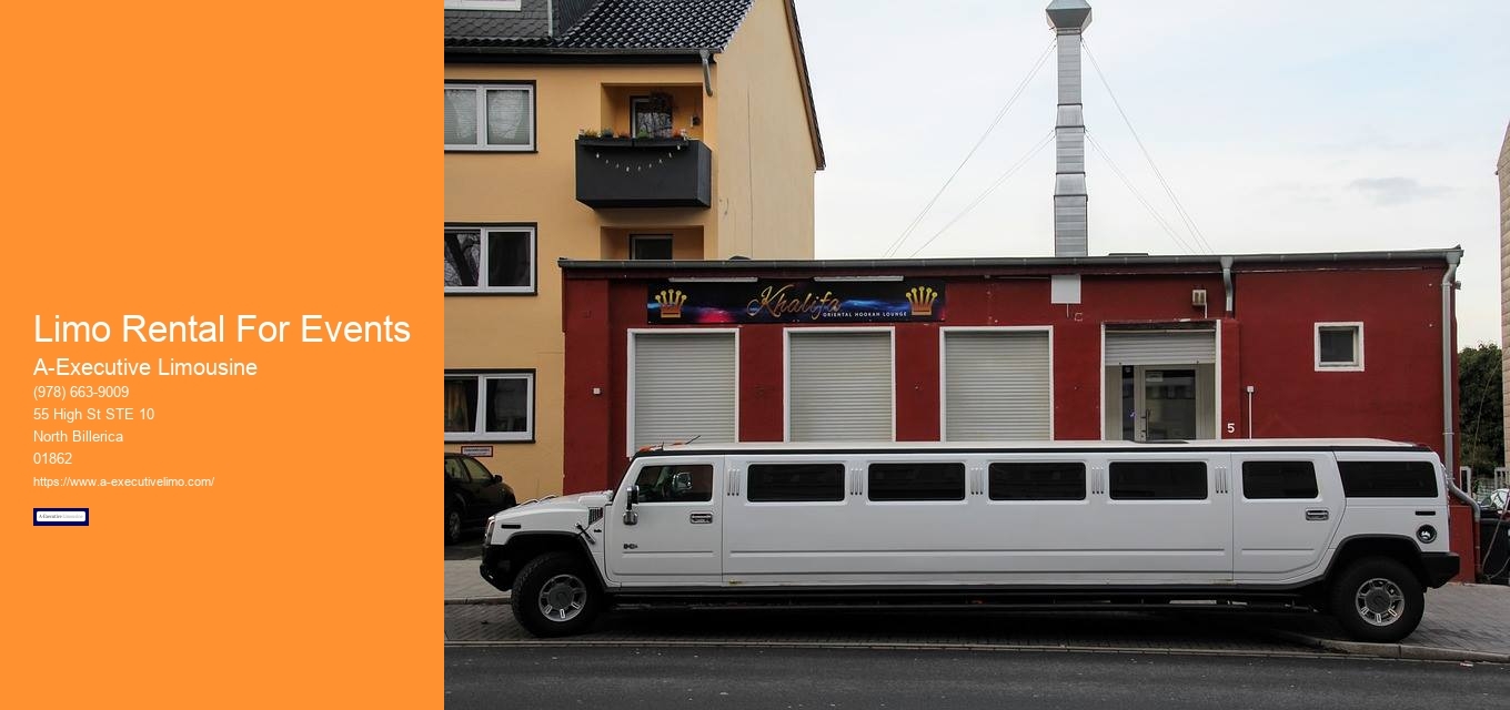 Limo Rental For Events