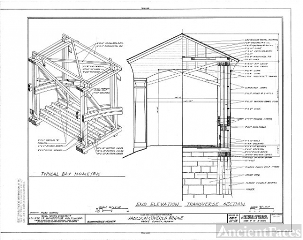 Typical Bay Isometric, End Elevation, Transverse Section... Photo