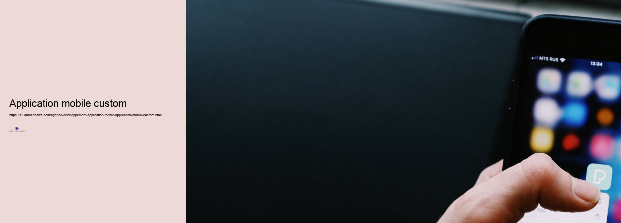 application mobile custom